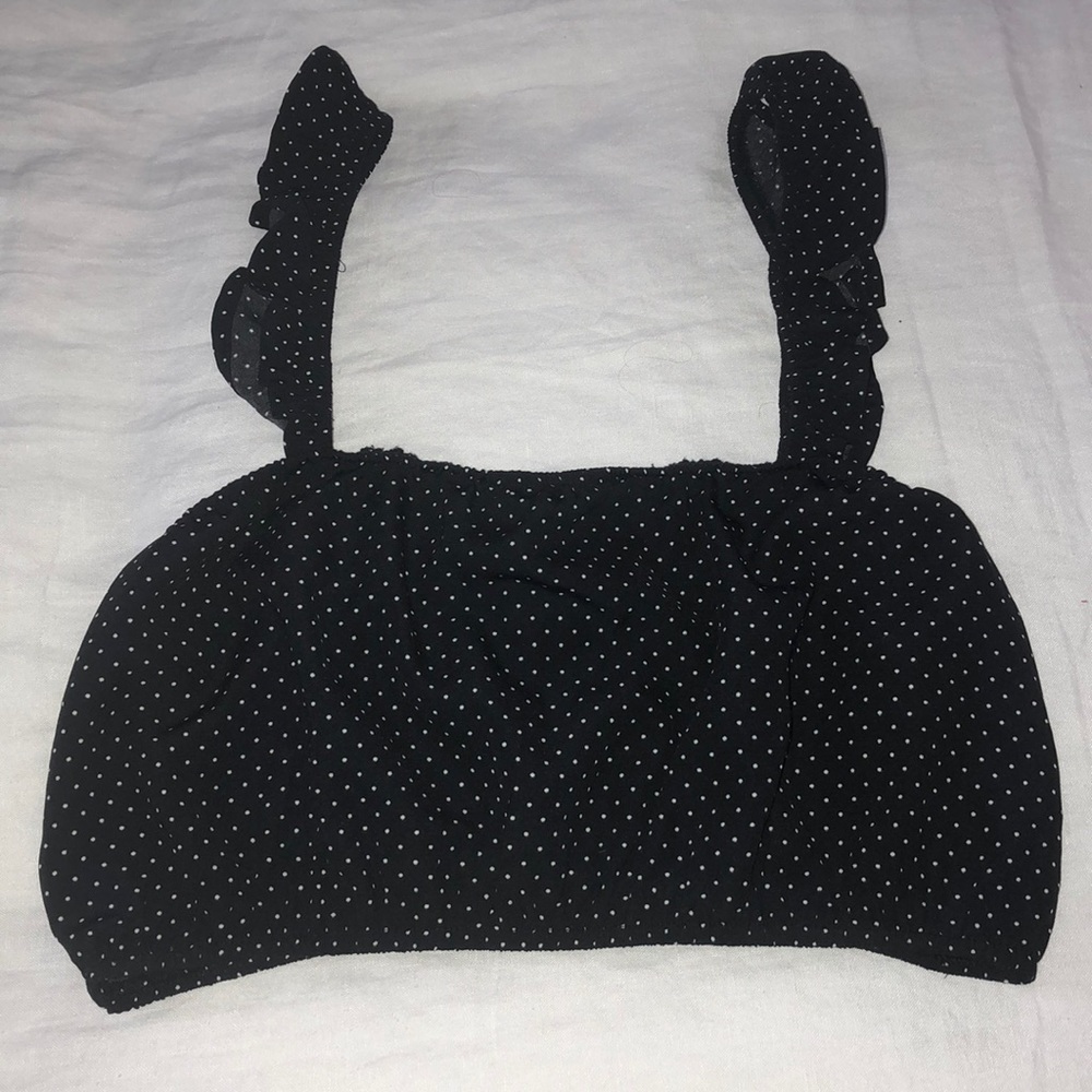 Forever 21 polka dot crop top